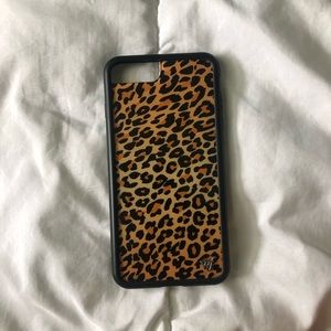 Wildflower Leopard Print iPhone 6/7/8 Plus Case